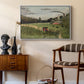 The Chair Factory at Alfortville, 1897 - Floater Framed Canvas Print