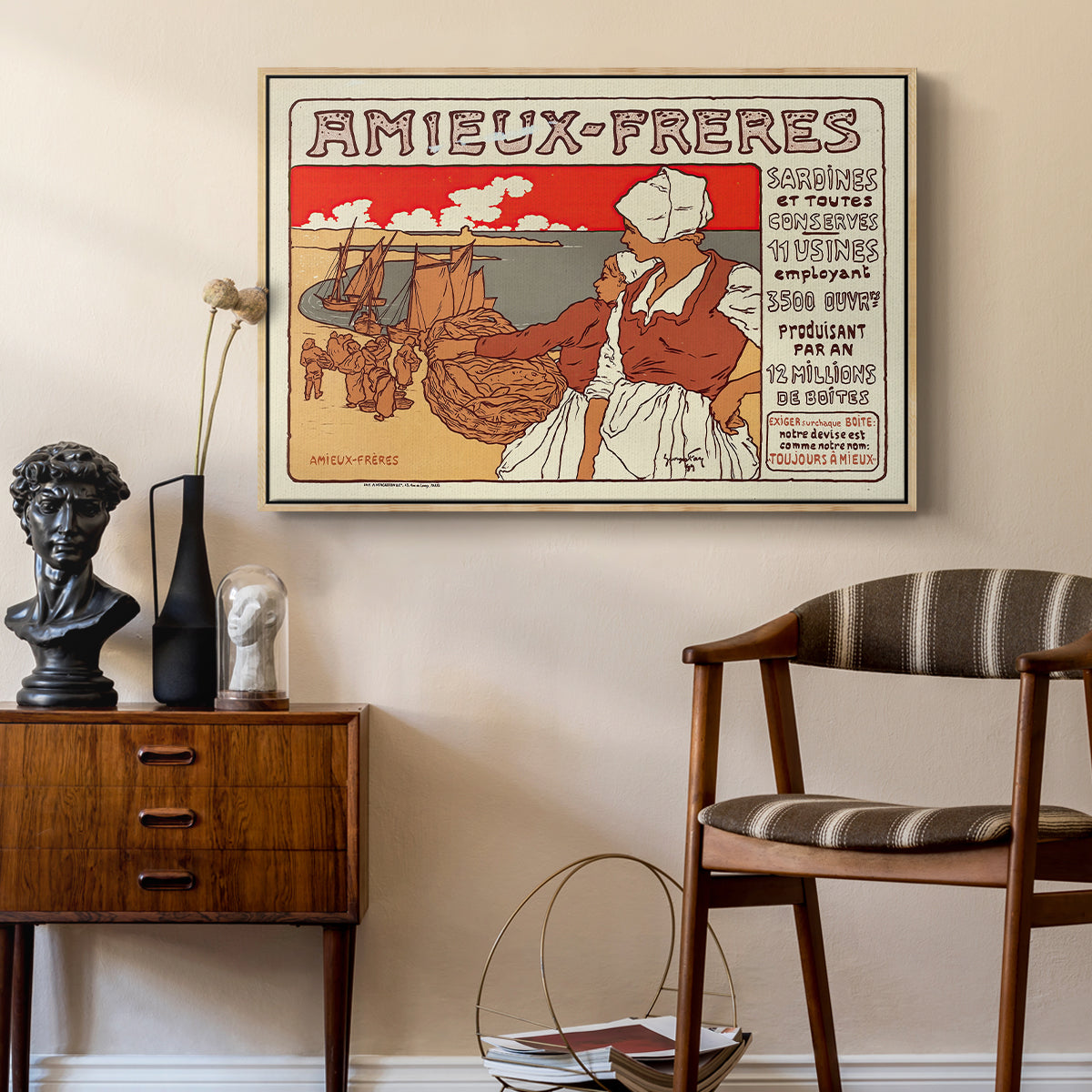 Amieux-Frères (Advertising Poster), 1899 - Floater Framed Canvas Print