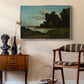 The River Loire at Nevers, 1901 - Floater Framed Canvas Print