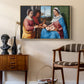 Sacred Conversation, c. 1505 - Floater Framed Canvas Print