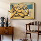 Figures at the Seaside (The Kiss), 1931 - Floater Framed Canvas Print