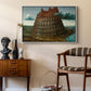 The Tower of Babel, c. 1568 - Floater Framed Canvas Print