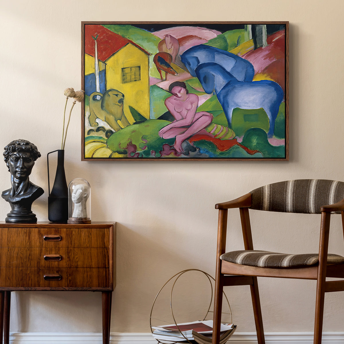The Dream, 1912 - Floater Framed Canvas Print