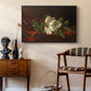 Magnolia on Red Velvet, c. 1885-1890 - Floater Framed Canvas Print