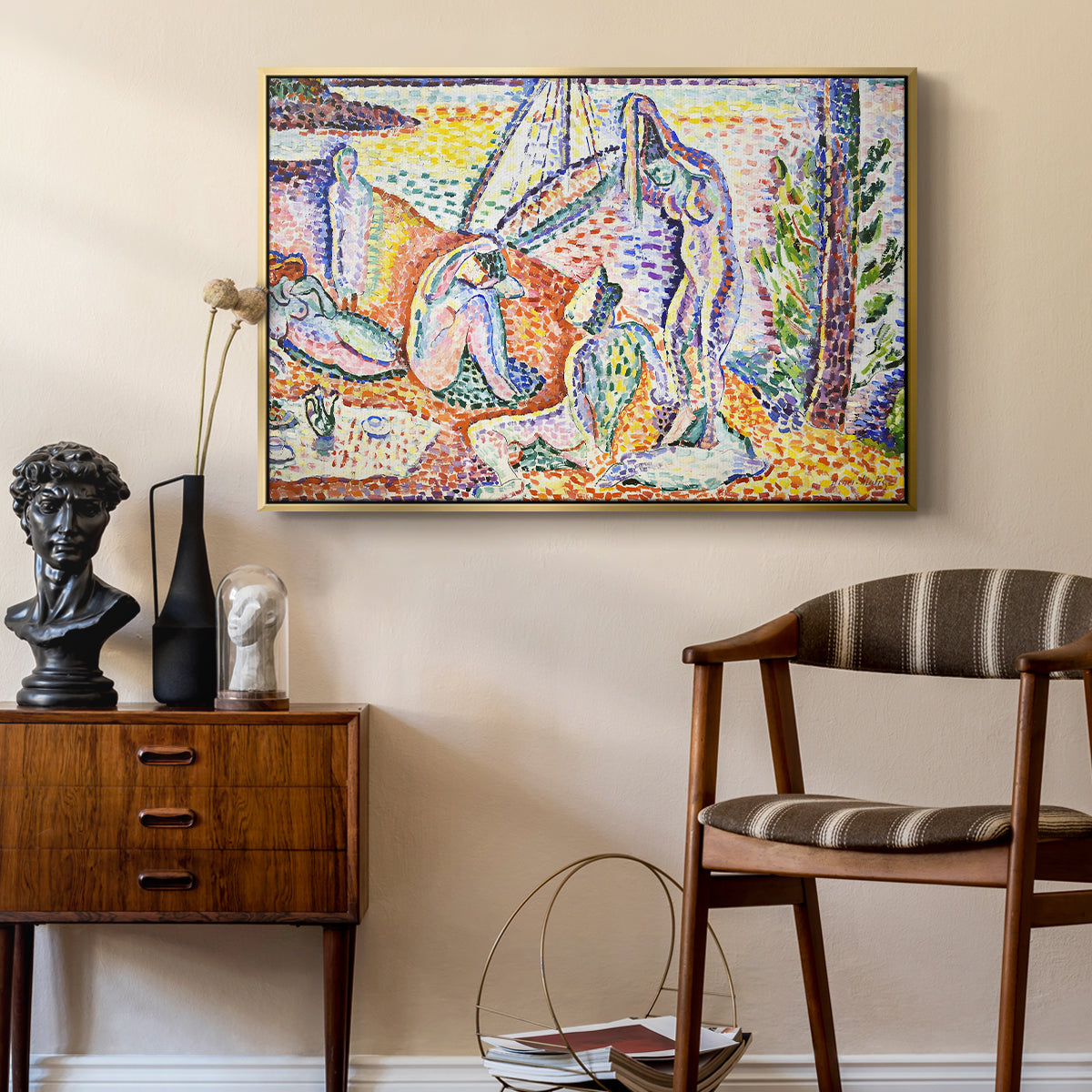 Luxe, Calme et Volupté, 1904 - Floater Framed Canvas Print
