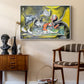 Still Life with Cat and Lobster, 1962 - Floater Framed Canvas Print