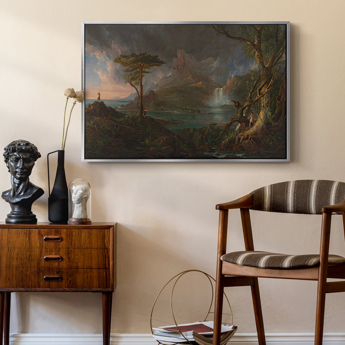 A Wild Scene, 1831-1832 - Floater Framed Canvas Print