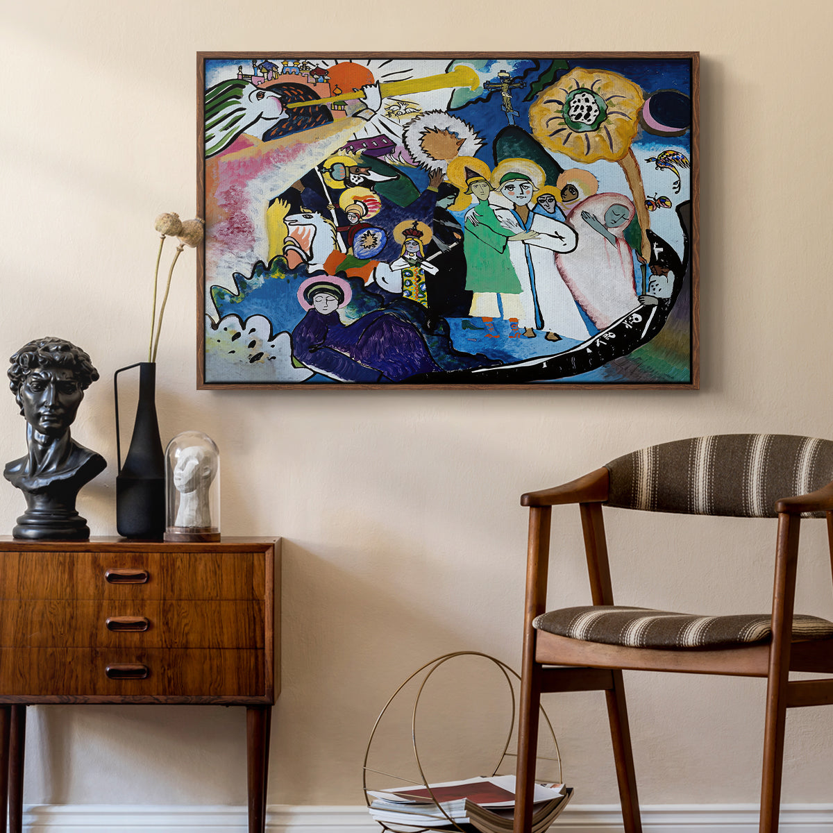 All Saints Day I, 1911 - Floater Framed Canvas Print