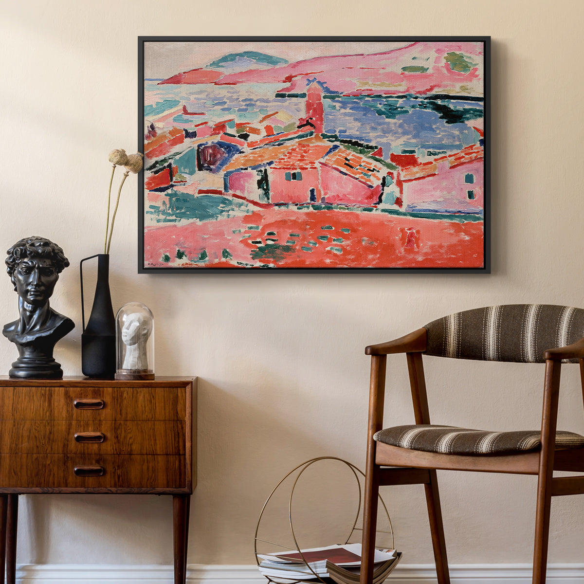 View of Collioure, 1905 - Floater Framed Canvas Print