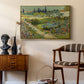 Garden at Arles, 1888 - Floater Framed Canvas Print