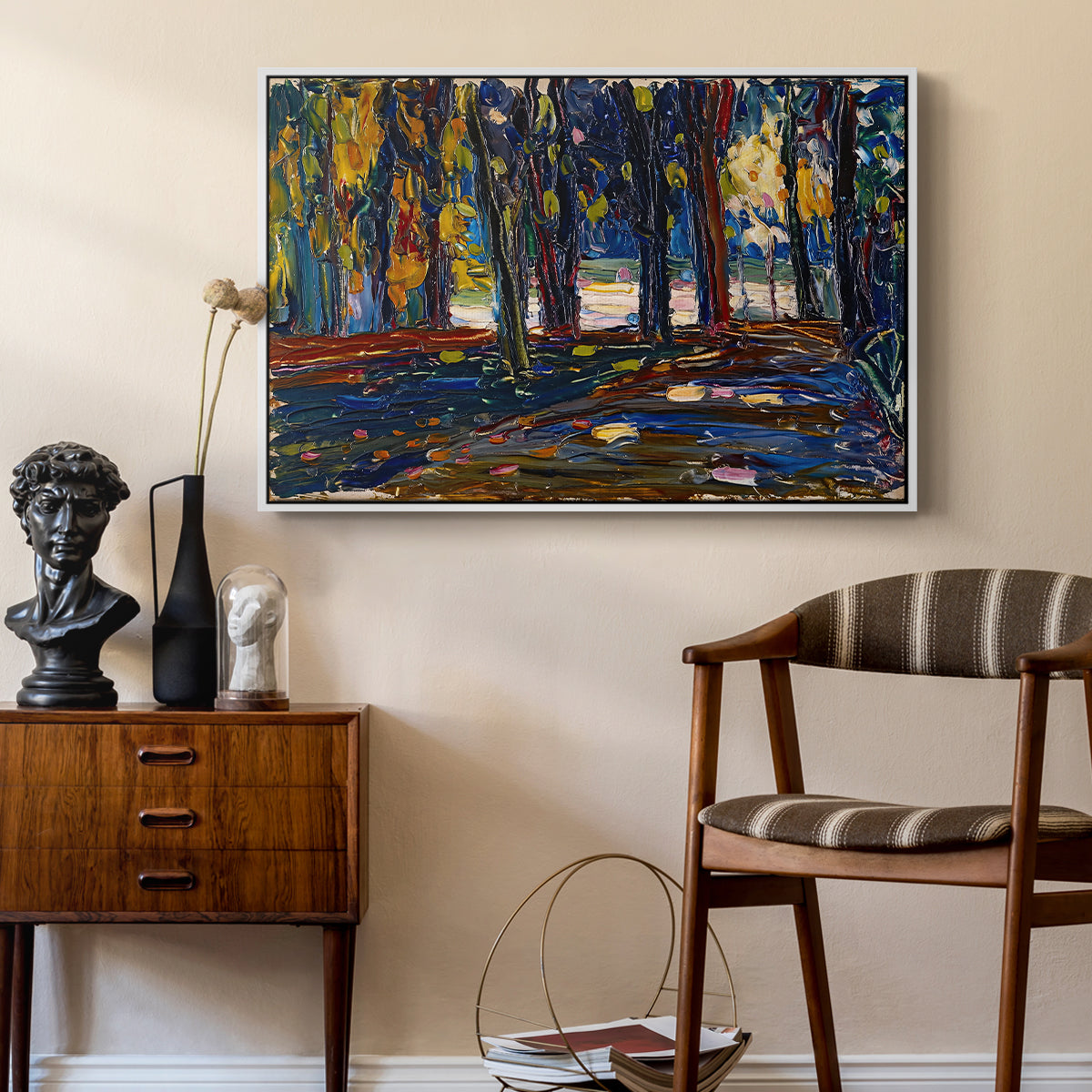 Autumn Study, 1908 - Floater Framed Canvas Print