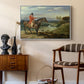 John Levett Hunting at Wychnor, Staffordshire, 1818 - Floater Framed Canvas Print