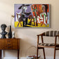 The Painter and His Model, 1963 - Floater Framed Canvas Print
