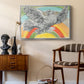 Flying Dove with Rainbow (Colombe volant à l'Arc-en-ciel), 1952 - Floater Framed Canvas Print