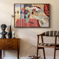 Woman with Anemones (Femme et anémones), c. 1920-1921 - Floater Framed Canvas Print