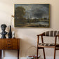 Salisbury Cathedral from the Meadows, c. 1831 - Floater Framed Canvas Print