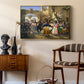 Romans Gathered for Merriment at an Osteria, 1839 - Floater Framed Canvas Print