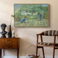 First Steps after Millet, 1890 - Floater Framed Canvas Print