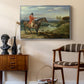 John Levett Hunting at Wychnor, Staffordshire, 1818 - Floater Framed Canvas Print