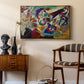 Fragment 2 for Composition VII, 1913 - Floater Framed Canvas Print