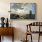 Fresh Breeze on the Norwegian Coast, 1876 - Floater Framed Canvas Print
