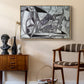 Goat's Skull, Bottle and Candle, 1952 - Floater Framed Canvas Print