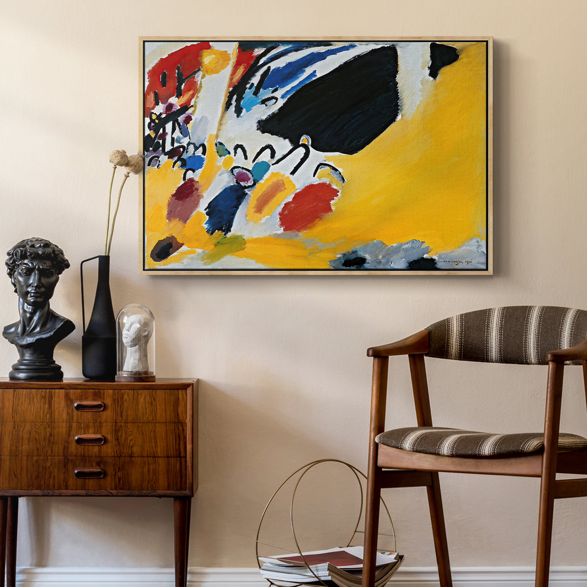 Impression III (Concert), 1911 - Floater Framed Canvas Print