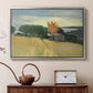 Fields of Wheat in Cagnes, 1918 - Floater Framed Canvas Print