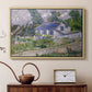 Houses in Auvers, 1890 - Floater Framed Canvas Print