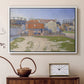 Gasometers at Clichy, 1886 - Floater Framed Canvas Print