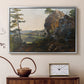 Landscape with the Balbersteine near Miesenbach, 1839 - Floater Framed Canvas Print