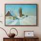 Shoveling Snow on a Beautiful Winter Day, c. 1898 - Floater Framed Canvas Print