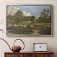 The Painter's Garden at Saint-Privé, 1886 - Floater Framed Canvas Print