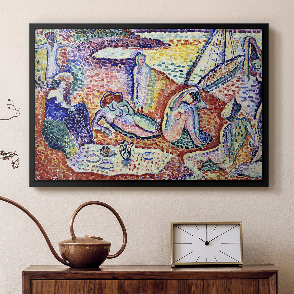 Luxe, Calme et Volupté, 1904 - Floater Framed Canvas Print