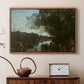 Souvenir of the Environs of Lake Nemi, 1865 - Floater Framed Canvas Print