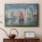 Entrance to the Port of La Rochelle, 1921 - Floater Framed Canvas Print