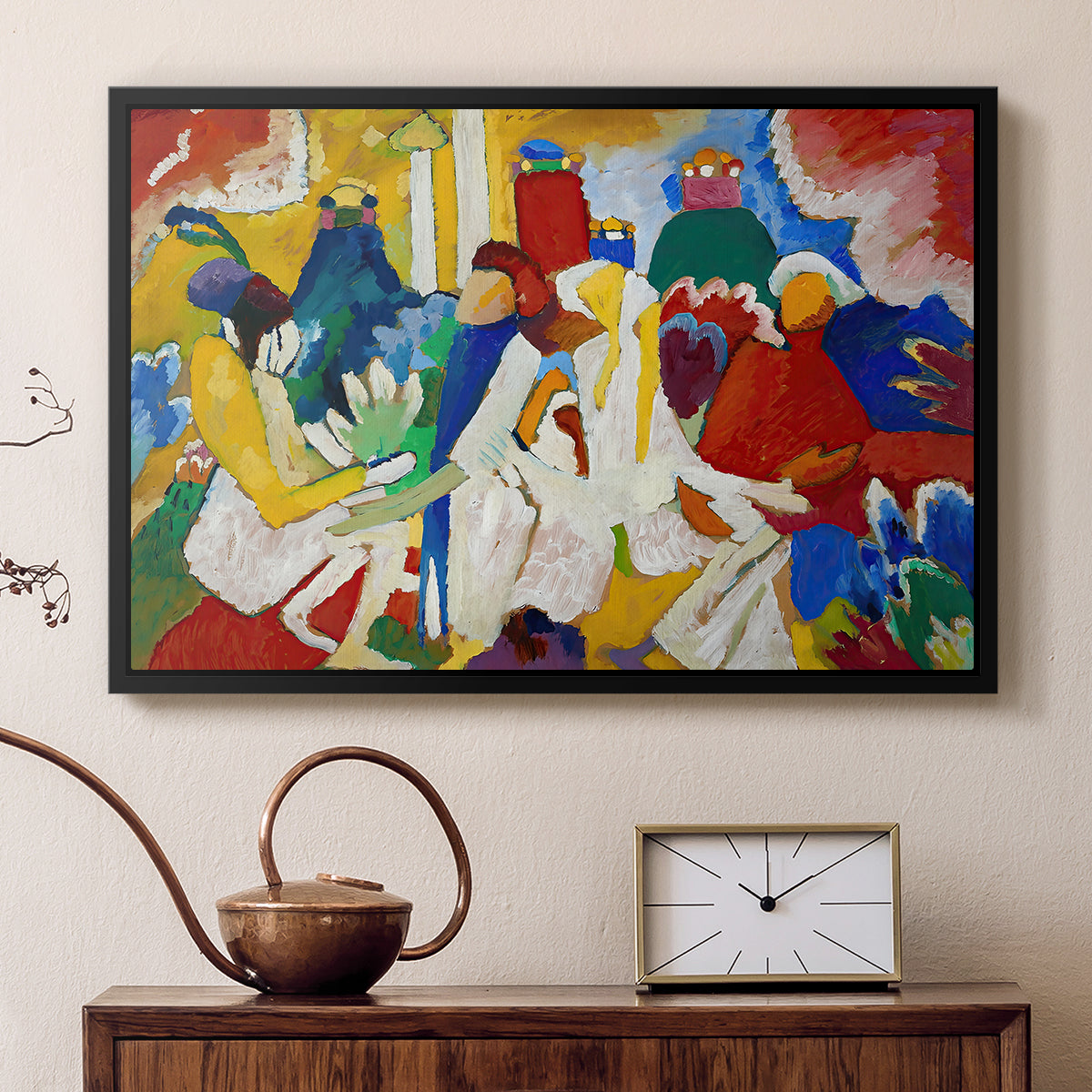 Oriental, 1909 - Floater Framed Canvas Print
