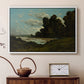 The River Loire at Nevers, 1901 - Floater Framed Canvas Print