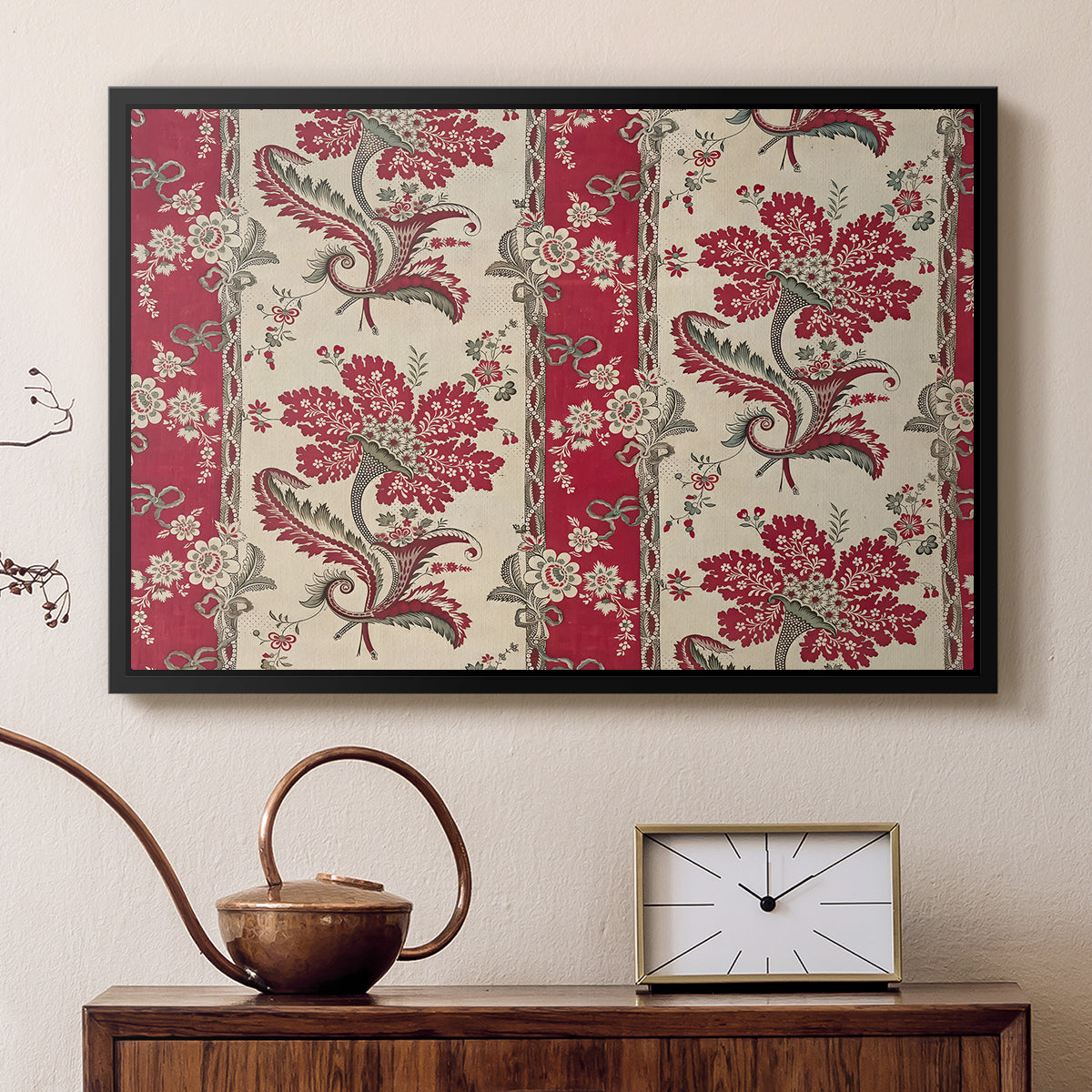 The Flowering Cornucopia (La Corne Fleurie), c. 1789-1850 - Floater Framed Canvas Print