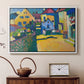 Green Lane in Murnau, 1909 - Floater Framed Canvas Print