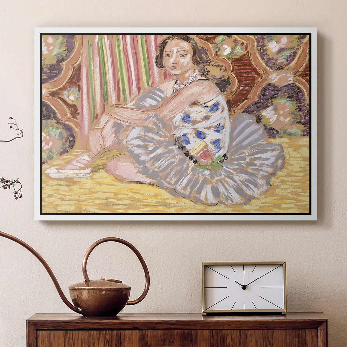 The Dancer (La danseuse), c. 1927 - Floater Framed Canvas Print