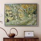 The Large Plane Trees (Road Menders at Saint-Rémy), 1889 - Floater Framed Canvas Print