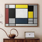 Composition with Yellow, Red, Black, Blue, and Gray, 1920 - Floater Framed Canvas Print