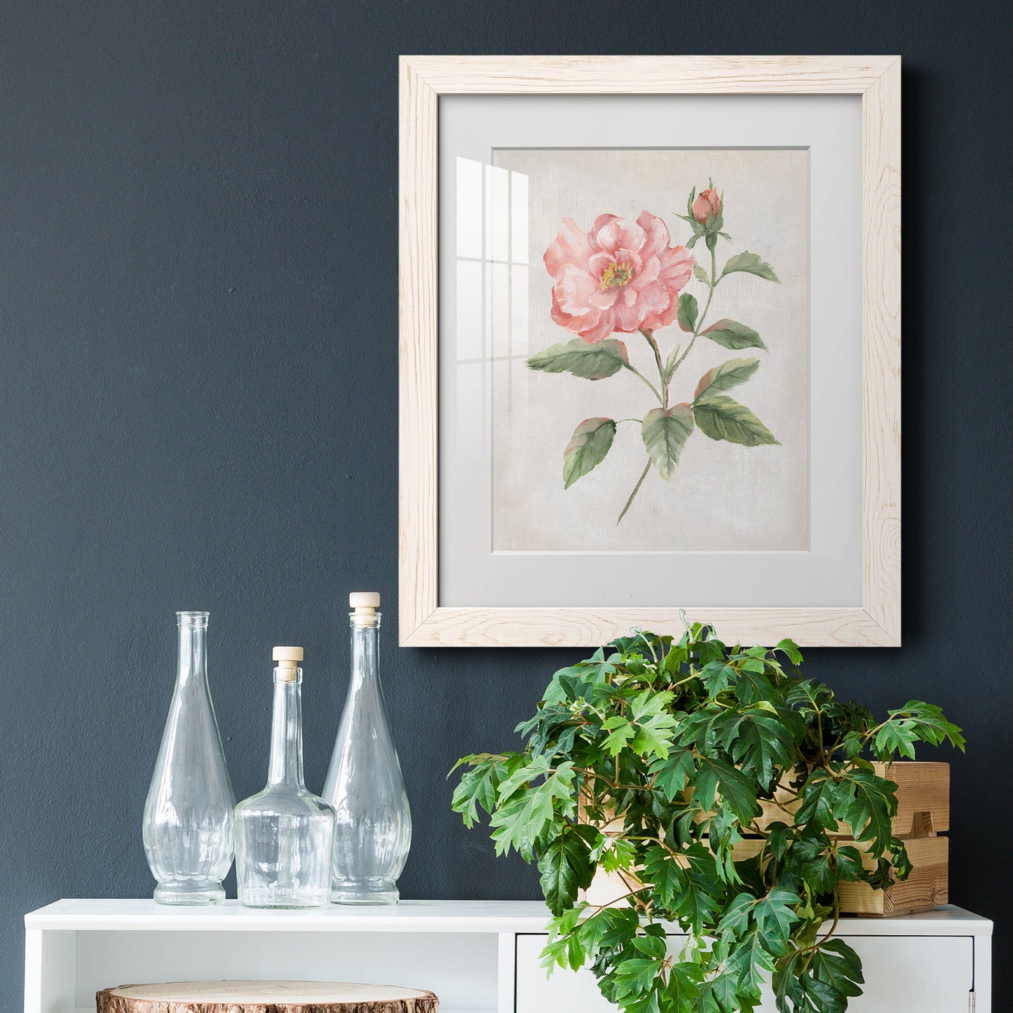 Grandiflora II - Premium Framed Print - Distressed Barnwood Frame - Ready to Hang