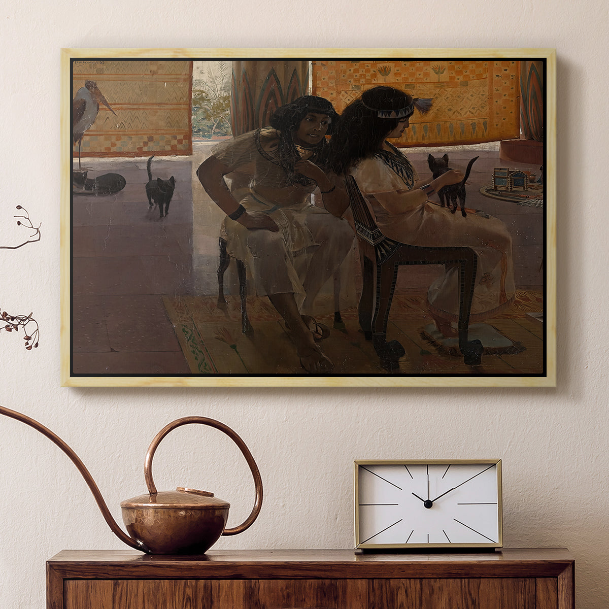 The Age of the Pharaohs, 1914 - Floater Framed Canvas Print