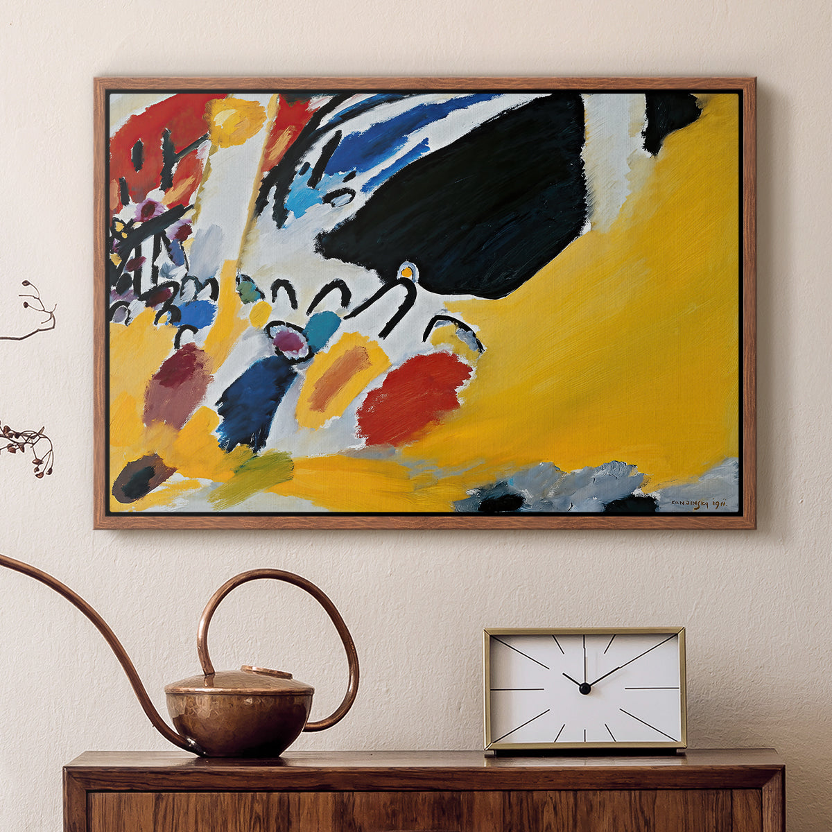 Impression III (Concert), 1911 - Floater Framed Canvas Print