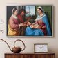 Sacred Conversation, c. 1505 - Floater Framed Canvas Print