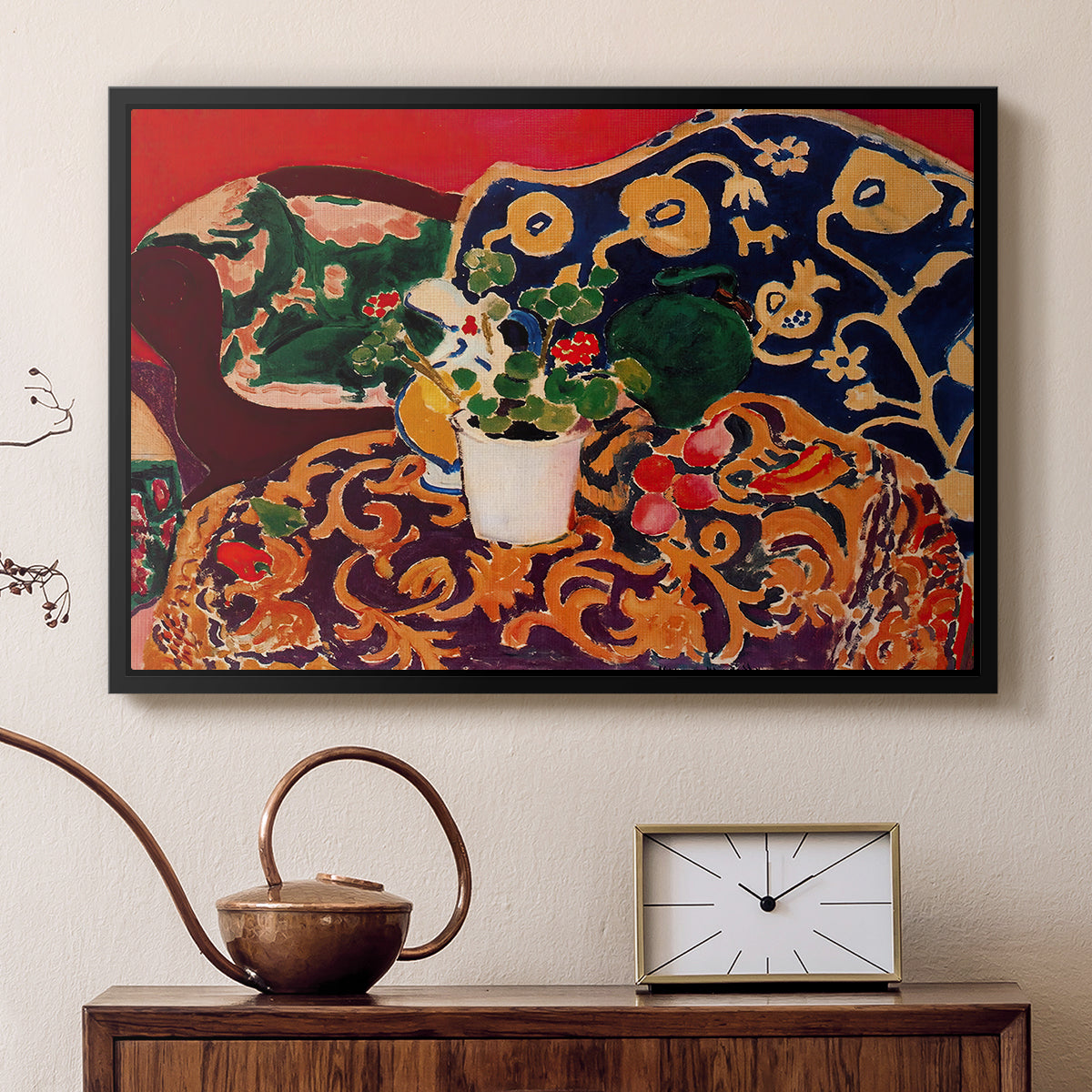 Spanish Still Life, c. 1910 - Floater Framed Canvas Print
