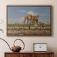 On the Banks of the Nile, Upper Egypt, 1876 - Floater Framed Canvas Print