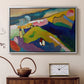 Murnau Mountain Landscape with Church, 1910 - Floater Framed Canvas Print